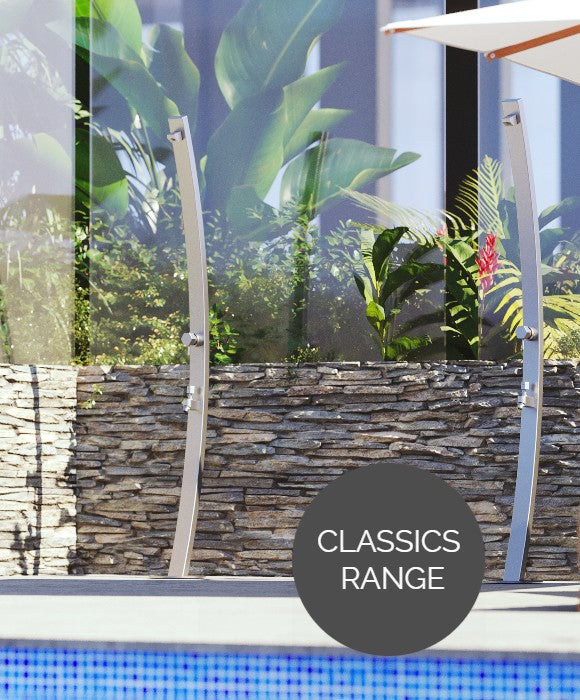 Rainware Outdoor Shower - Noosa 4006 - Hot & Cold Shower + Footwash Freestanding