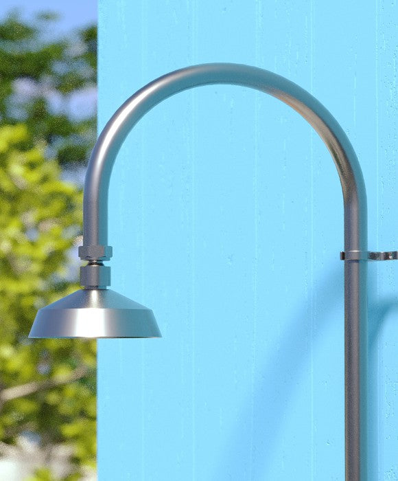 Rainware Outdoor Shower - Bribie 2002 - Cold Shower + Hose Tap/Footwash Wall Mounted