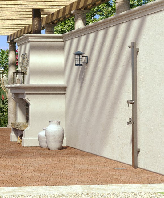 Rainware Outdoor Shower - Suncoast Wall 4301 - Hot & Cold Shower + Cold Footwash
