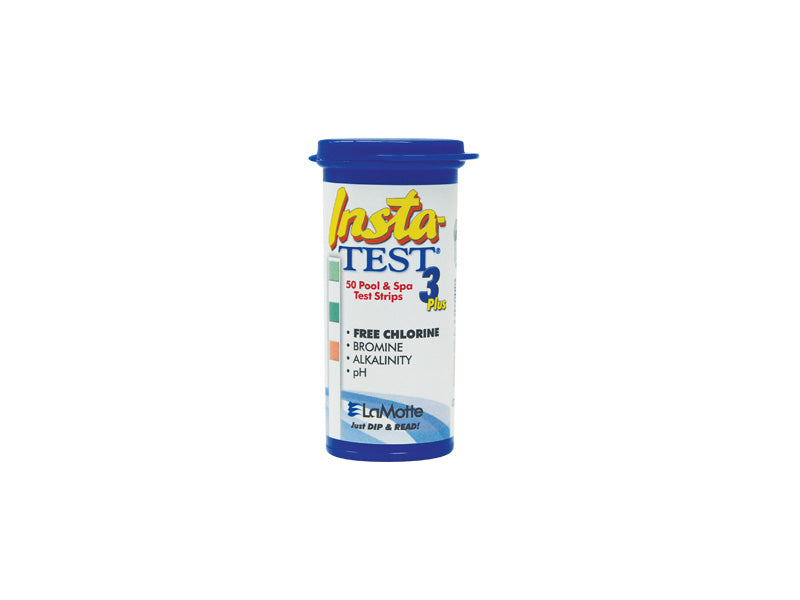 TEST STRIPS INSTA 3 PLUS 50PK - Bromine