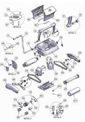ASTRAL RB/ RT, RBX, RTX ROBOTIC CLEANER DRIVE BELT