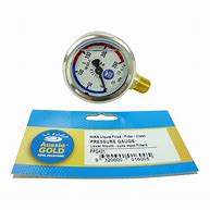 Aussie Gold Oil Filled Pressure Gauge