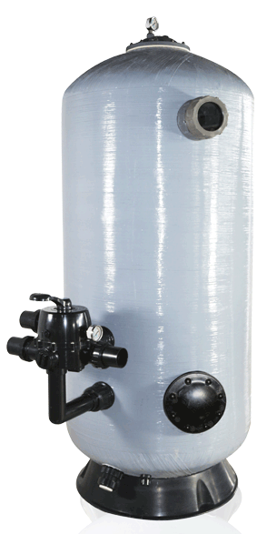 Pentair Side Mount MPV Deep Bed Filter 1.0m dia. 1.2m depth. 50mm MPV, 250kPa