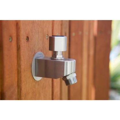 Rainware Outdoor Shower - Marengo Footwash -  Stainless Steel