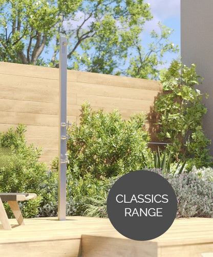 Rainware Outdoor Shower - Aussie Premium 2503 - Hot & Cold Shower + Cold Footwash Freestanding