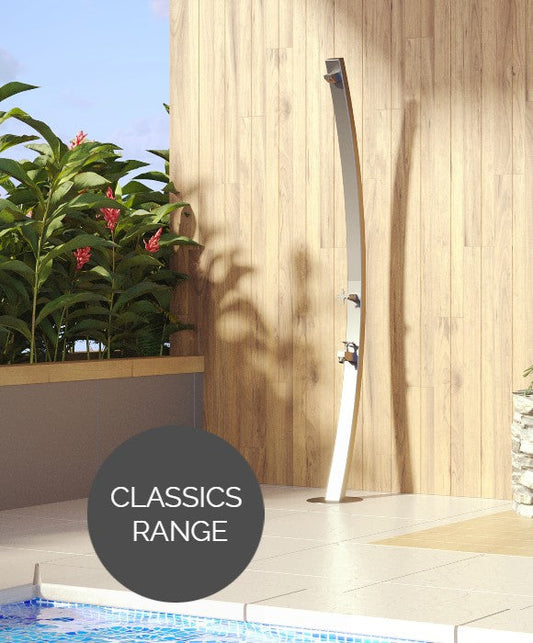 Rainware Outdoor Shower - Noosa 3003 - Cold Shower + Cold Footwash - Freestanding