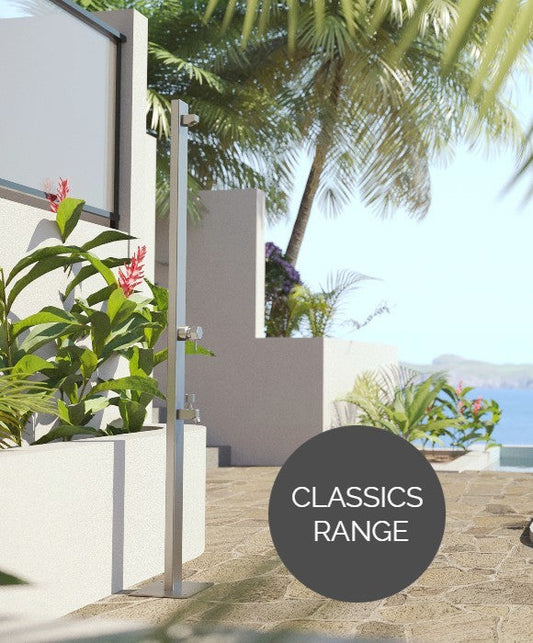 Rainware Outdoor Shower - Suncoast Premium 4505 - Hot & Cold Shower + Cold Footwash