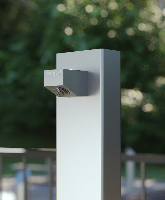 Rainware Outdoor Shower - Beach Slim 5000 - Single Shower - Time Flow