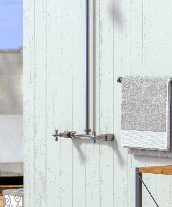 Rainware Outdoor Shower - Bribie 2003 - Hot & Cold Shower Wall Mounted