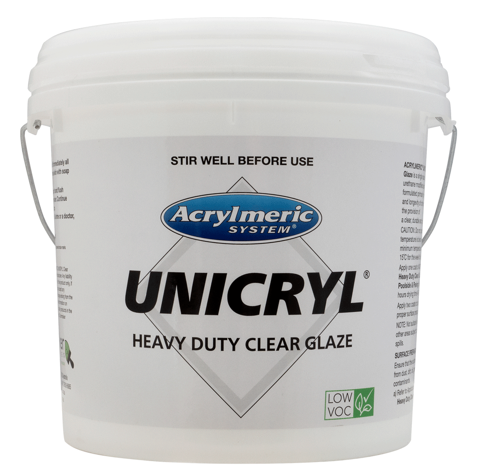 Poolside & Paving Unicryl HD Clear Glaze 4L
