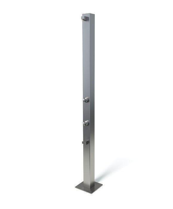 Rainware Outdoor Shower - Beach Solo 5003 Single Shower & Footwash - Time Flow