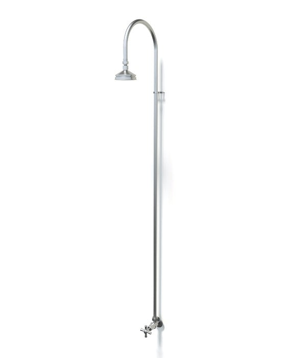 Rainware Outdoor Shower - Bribie 2002 - Cold Shower + Hose Tap/Footwash Wall Mounted