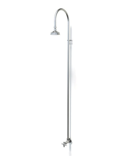 Rainware Outdoor Shower - Bribie 2002 - Cold Shower + Hose Tap/Footwash Wall Mounted