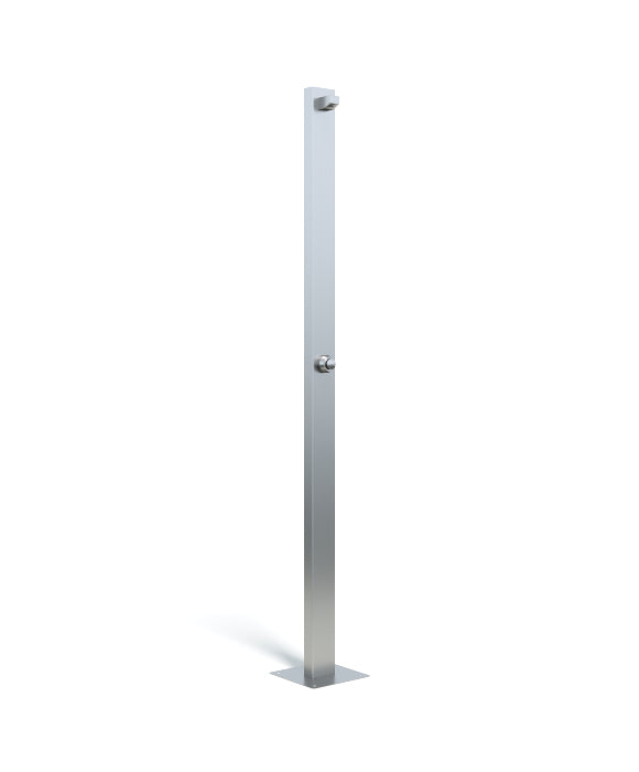 Rainware Outdoor Shower - Beach Slim + FW 5001 Single Shower + Footwash - Time Flow