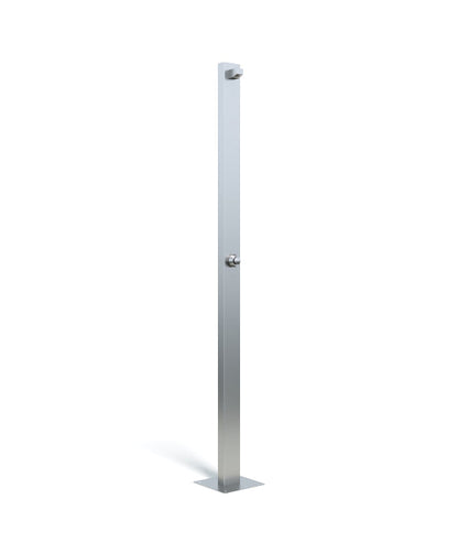 Rainware Outdoor Shower - Beach Slim + FW 5001 Single Shower + Footwash - Time Flow