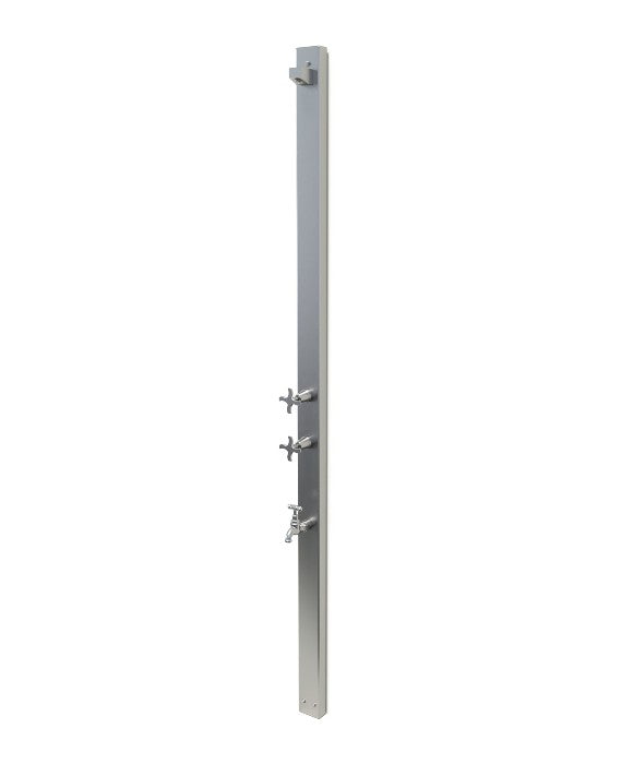 Rainware Outdoor Shower - Aussie Wall 2400 - Hot & Cold Shower + Footwash Wall Mounted