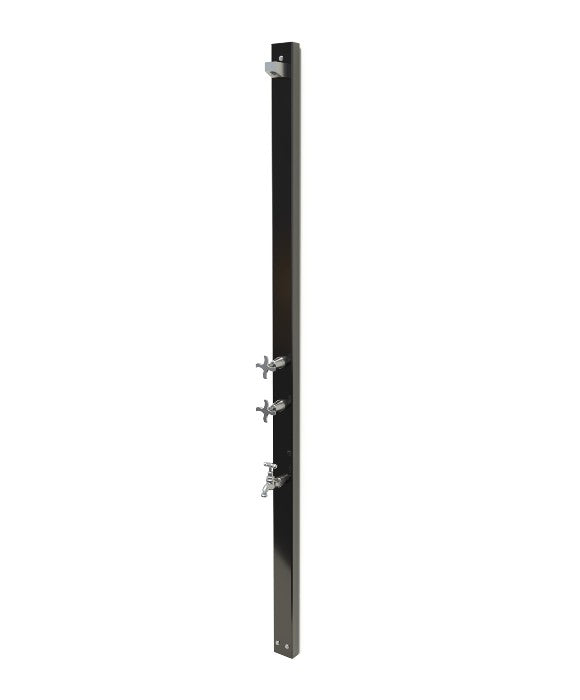 Rainware Outdoor Shower - Aussie Wall 2400 - Hot & Cold Shower + Footwash Wall Mounted