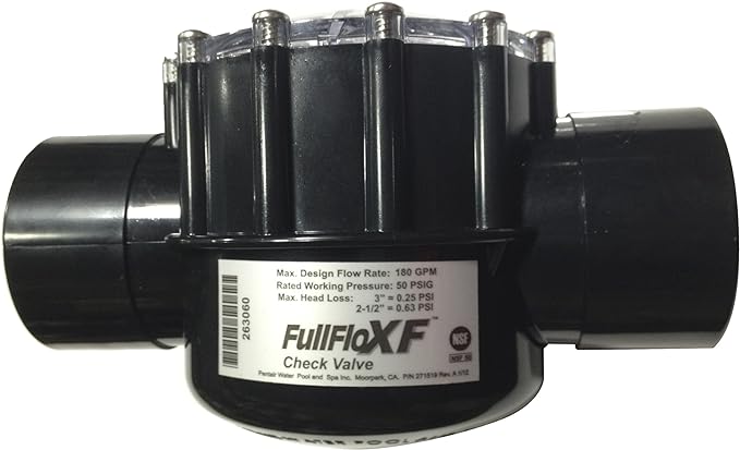 Pentair Check Valve 65mm/80mm 2.5"/3" (Slip/Spigot) CPVC