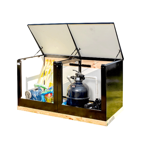 Acoustic Box - 1800mm High Boxes - Backless for installation against walls - Poolshop.com.au