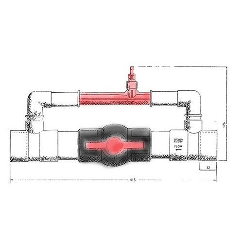 Mazzei Injector with 50mm Manifold - Poolshop.com.au