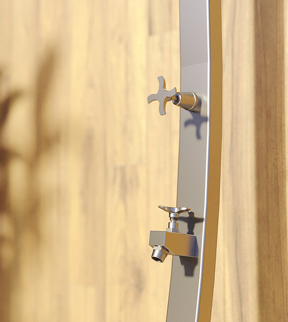 Rainware Outdoor Shower - Noosa 3003 - Cold Shower + Cold Footwash - Freestanding