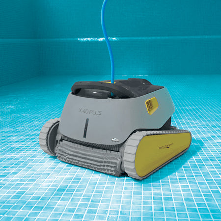 Maytronics Dolphin X40 Plus Robotic Pool Cleaner with Caddy