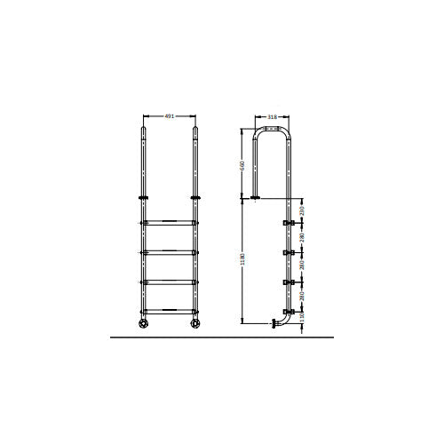 S.R Smith Ladder - UF STYLE - Poolshop.com.au