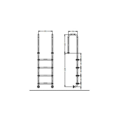 S.R Smith Ladder - UF STYLE - Poolshop.com.au