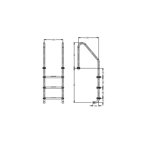 S.R Smith Ladder - SF STYLE - Poolshop.com.au