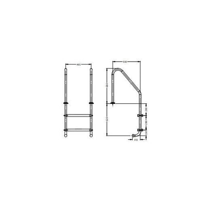 S.R Smith Ladder - SF STYLE - Poolshop.com.au
