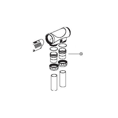 Zodiac TRi Barrel Union Sleeve - Poolshop.com.au