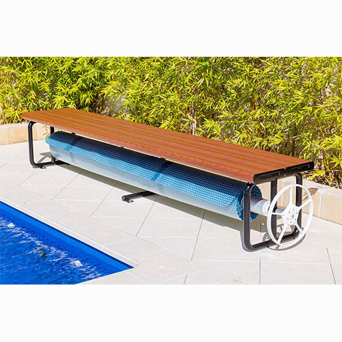 Daisy Under Bench Rollers - Western Red Cedar - Poolshop.com.au