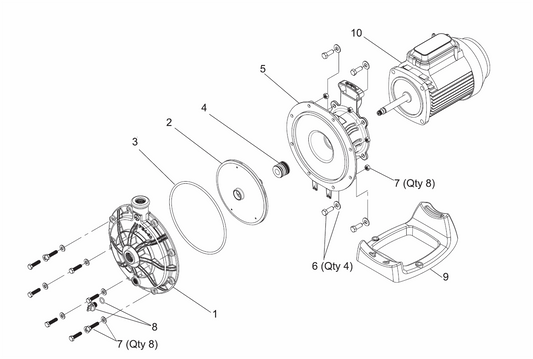 Polaris O'Ring  Bracket Adaptor