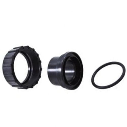 Waterco Multiport Valve Half Union Black c/w O Ring 40mm 122243B