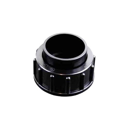 Waterco Multiport Valve Half Union Black c/w O Ring 40mm 122243B
