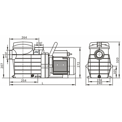 Hi-Flow Series Pool Pump 3.0HP
