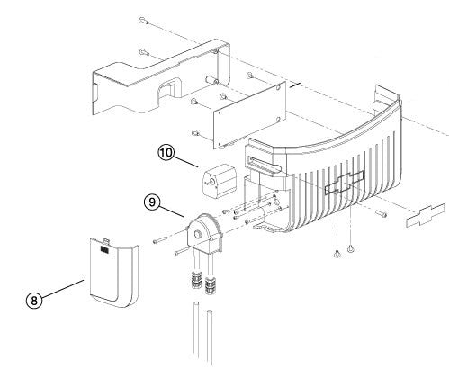 TRi Peristaltic Pump +  Motor (part 9 &10) - Poolshop.com.au