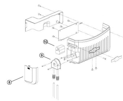 TRi Peristaltic Pump +  Motor (part 9 &10) - Poolshop.com.au