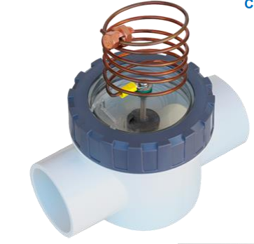 Inline Zinc Sacrificial Anode